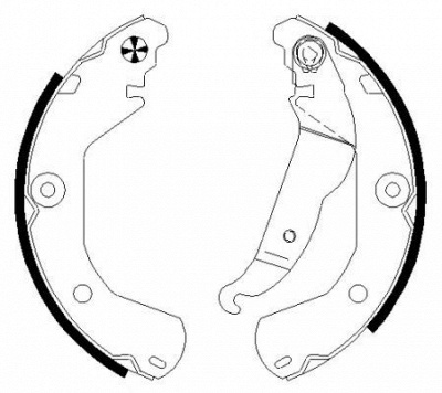 HELLA PAGID 8db355022151 -  Комплект тормозных колодок